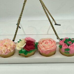 Valentine's Cupcake 4 Pack Glamorous Box